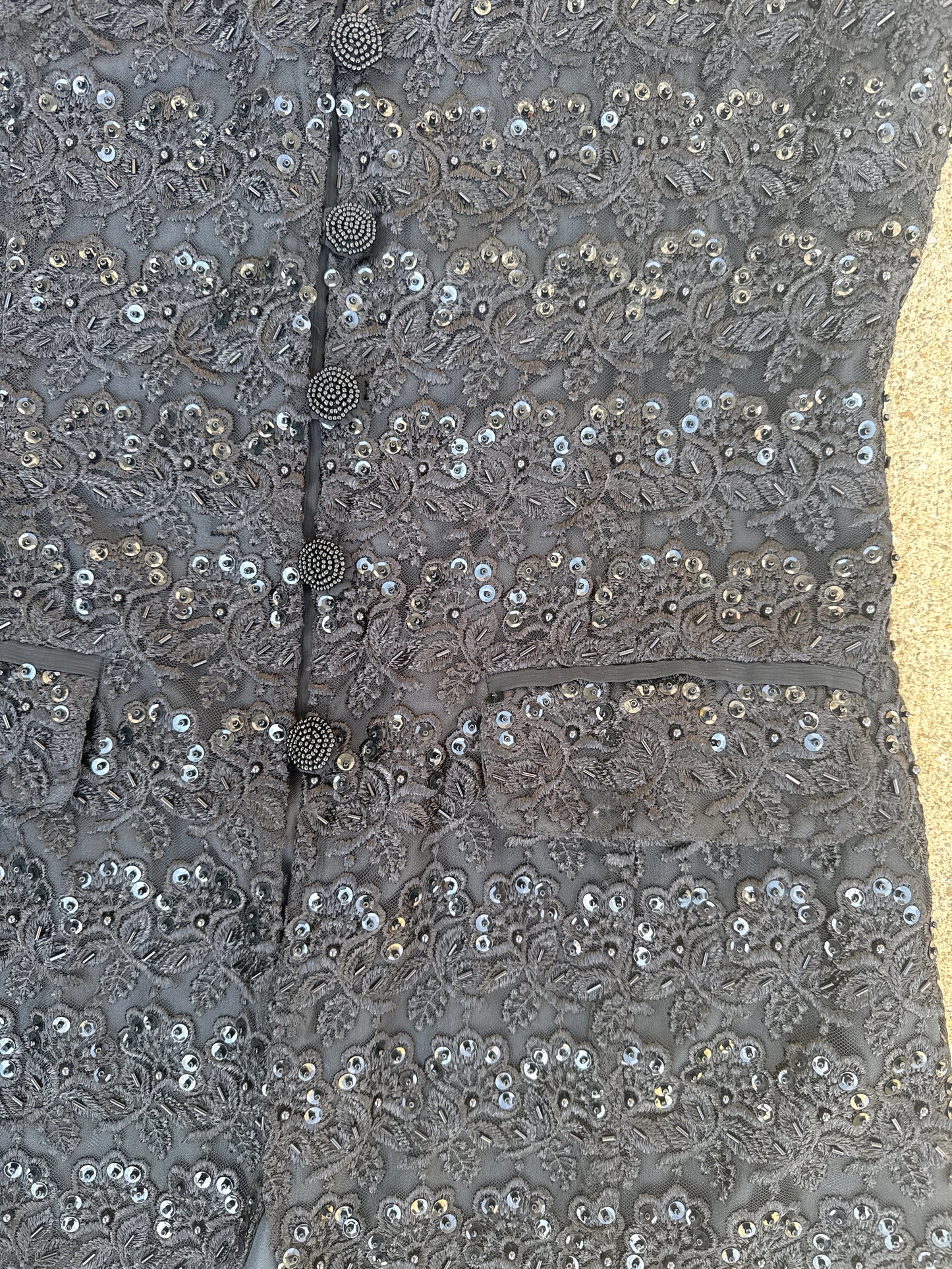 Vintage FX Trends Sequined Blouse Size S