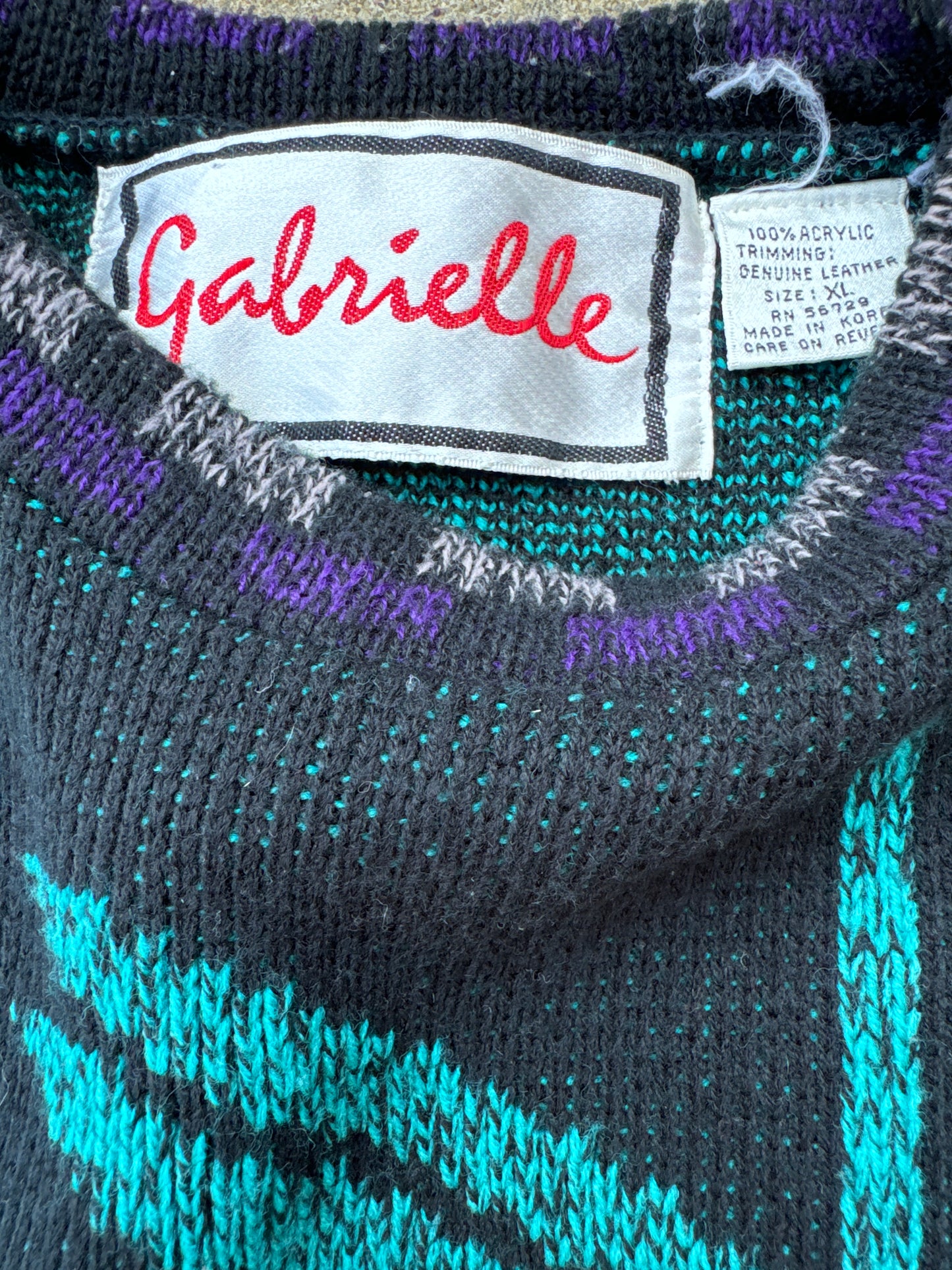 Vintage Gabrielle Sweater — XL