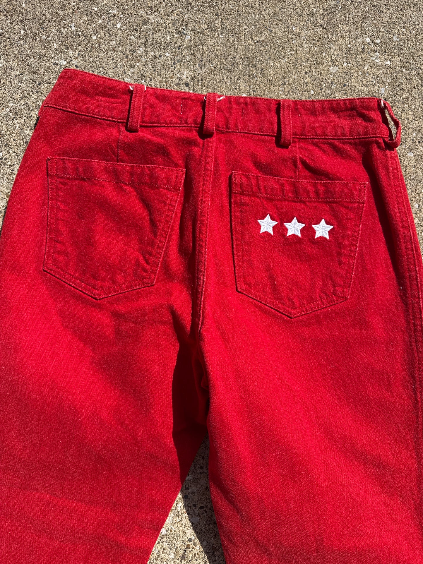 Vintage Y2K Women’s Tommy Hilfiger Red Pants Size 8