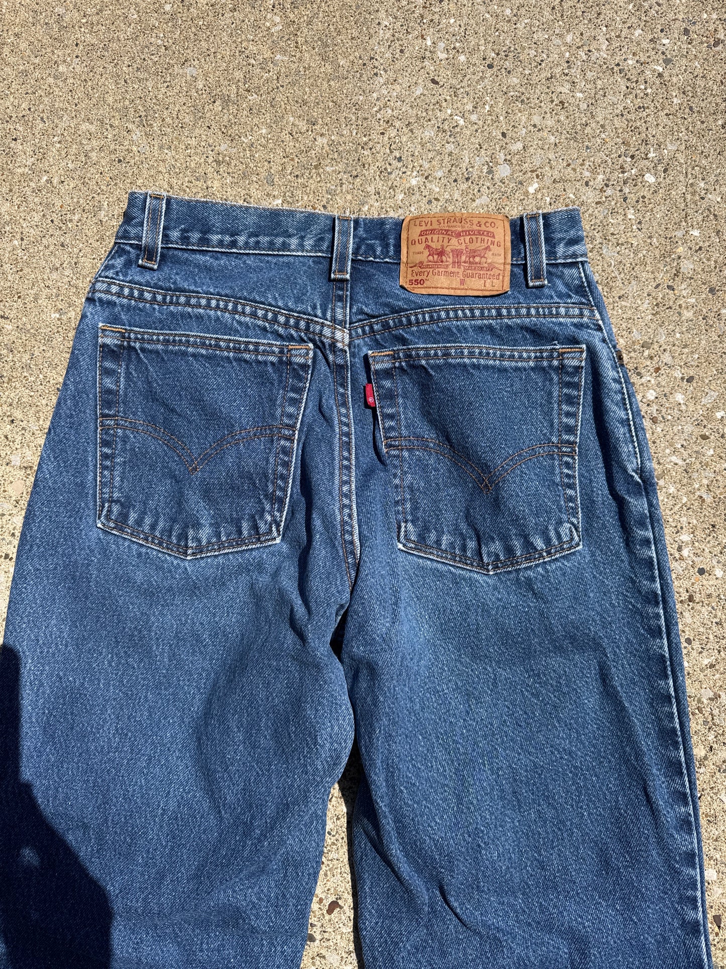 Vintage Women’s Levi’s 550 Size 8 MIS L Denim Jeans Made In The USA