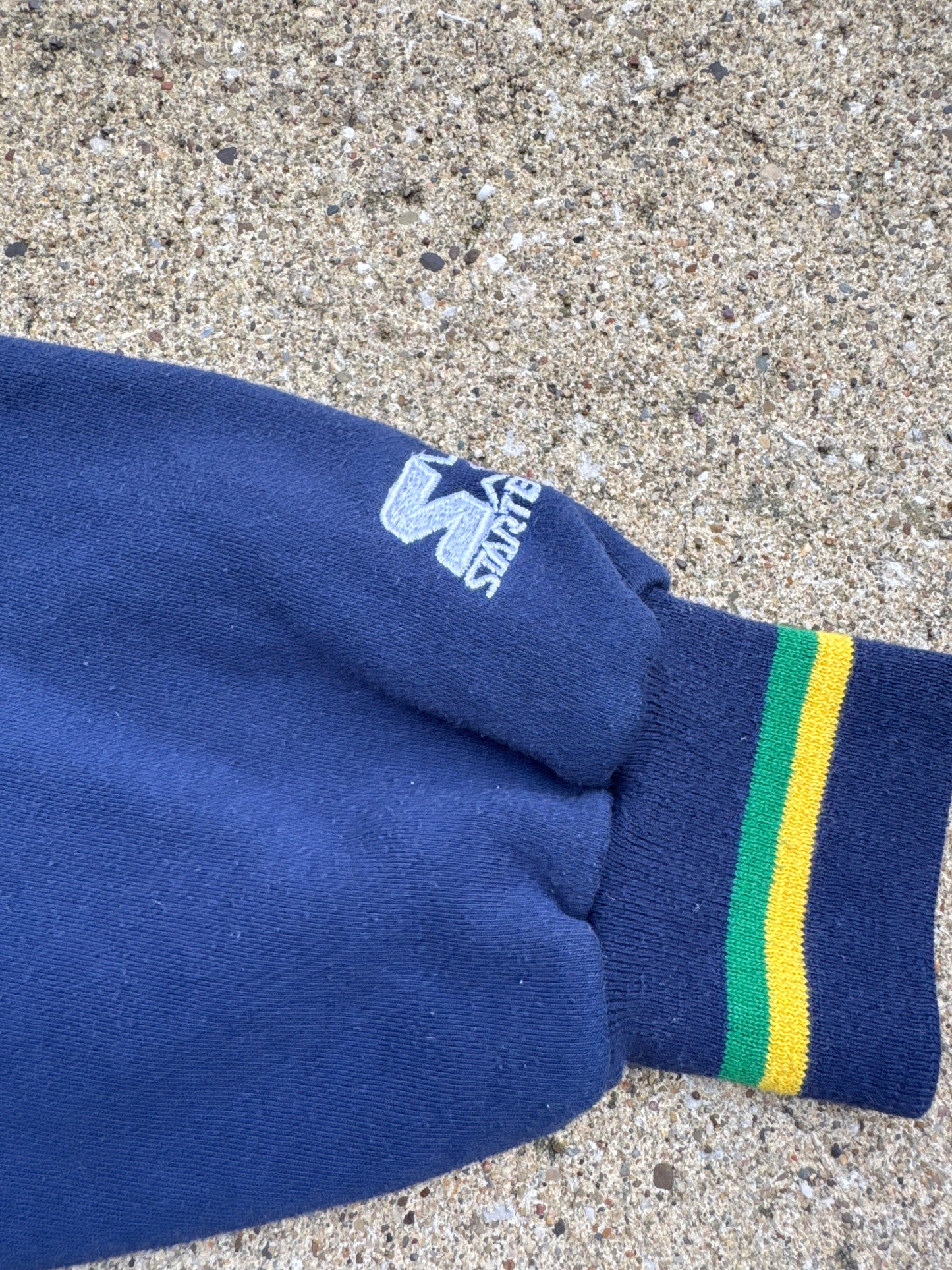 Vintage Notre Dame Starter Hooded Sweatshirt Size L