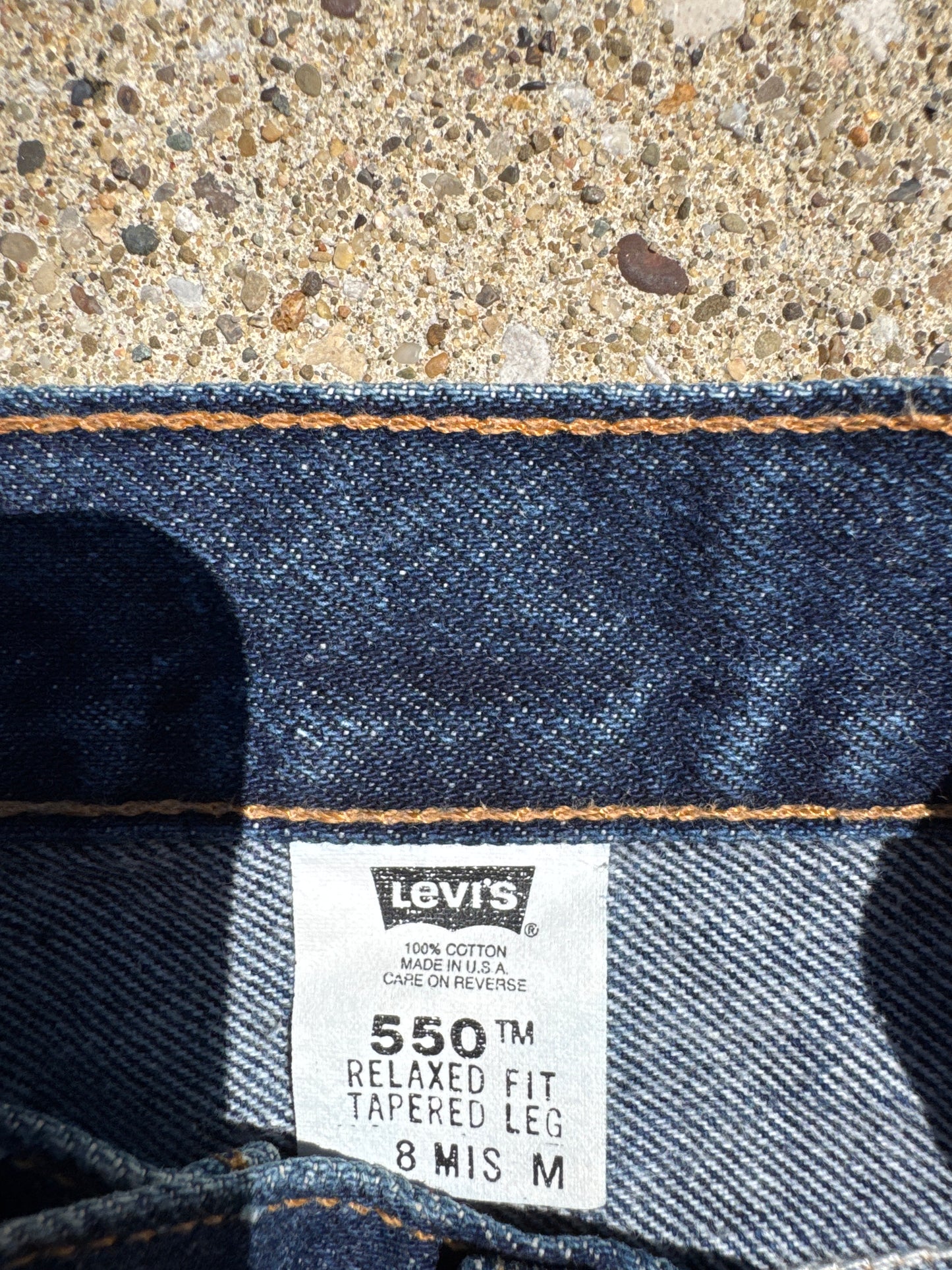 Vintage Women’s Levi’s 550 Size 8 Mis M Denim Jeans Made In The USA