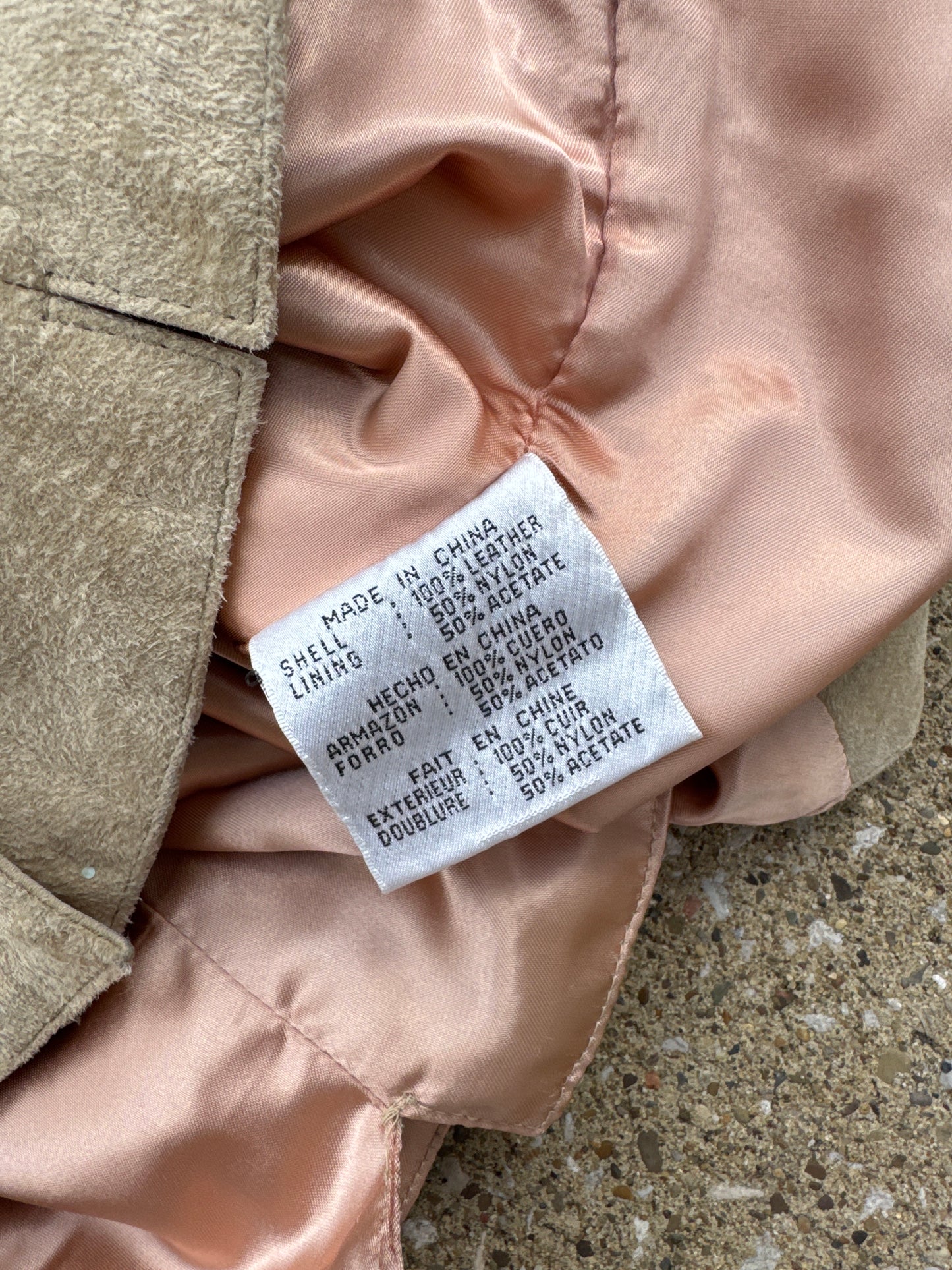 Vintage JH Collectibles Suede Vest Size M