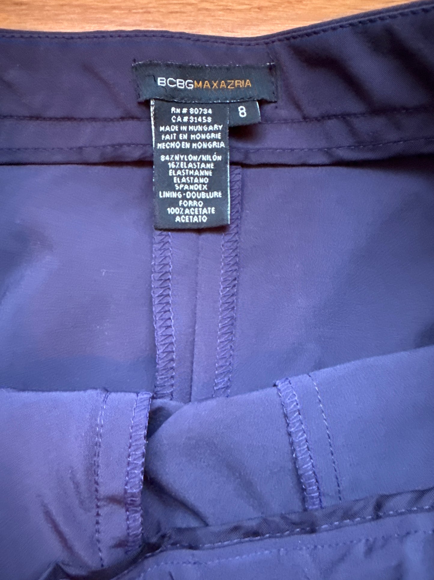 Women’s BCBG Purple Pants size 8