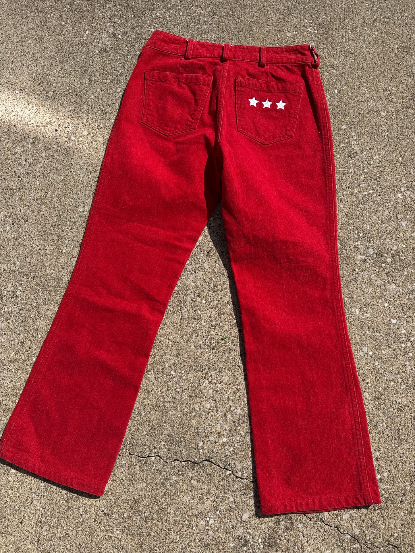 Vintage Y2K Women’s Tommy Hilfiger Red Pants Size 8