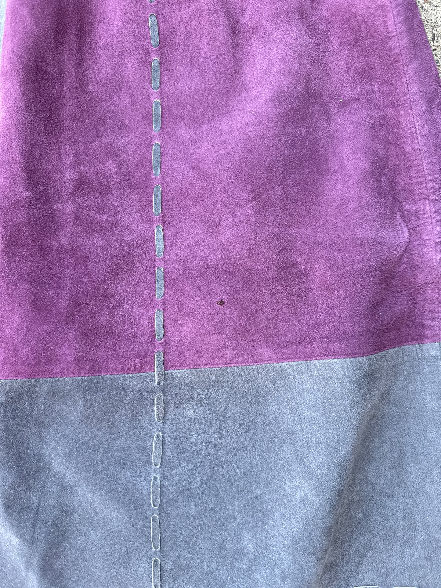Vintage Women’s Terry Lewis Suede Skirt Size 12