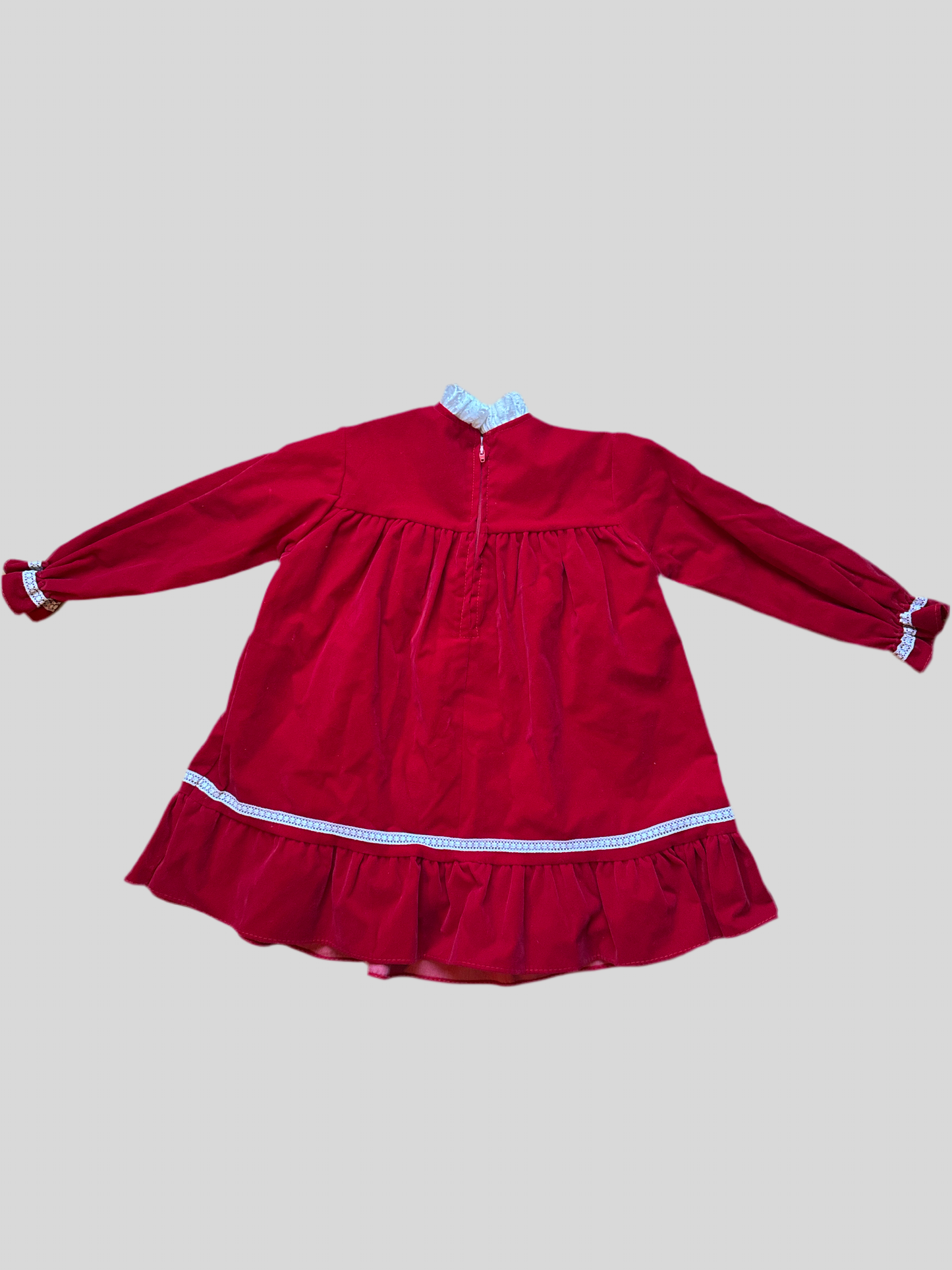 Vintage Girls Velvet Dress Size 4T