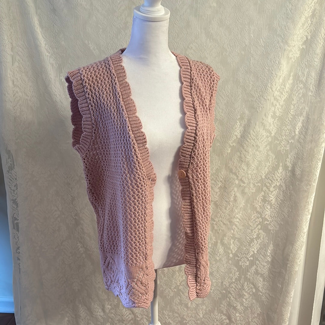 Vintage Women’s Haband for Her Crochet Cardigan