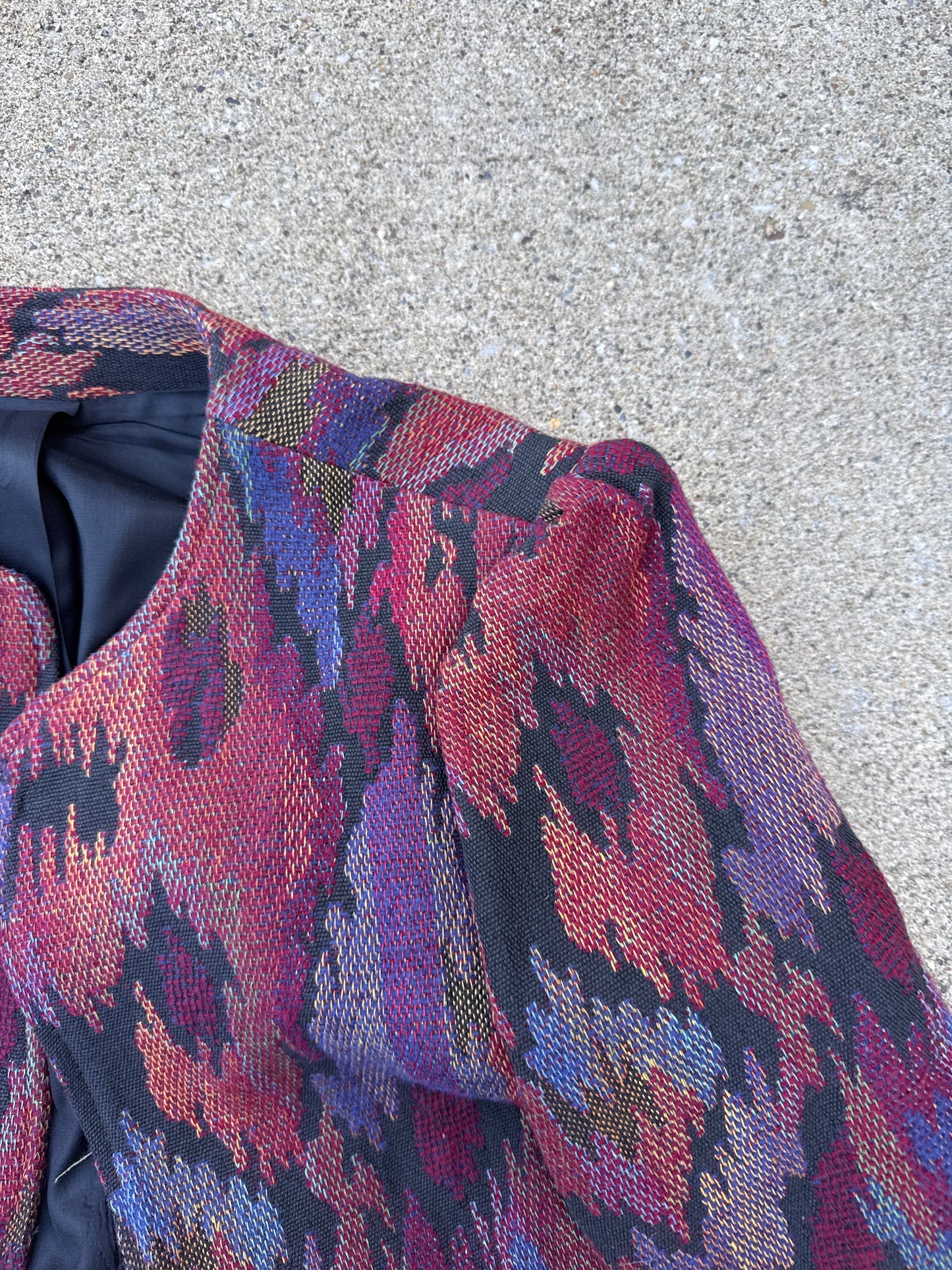 Vintage Women’s Tapestry Blazer Size 13/14