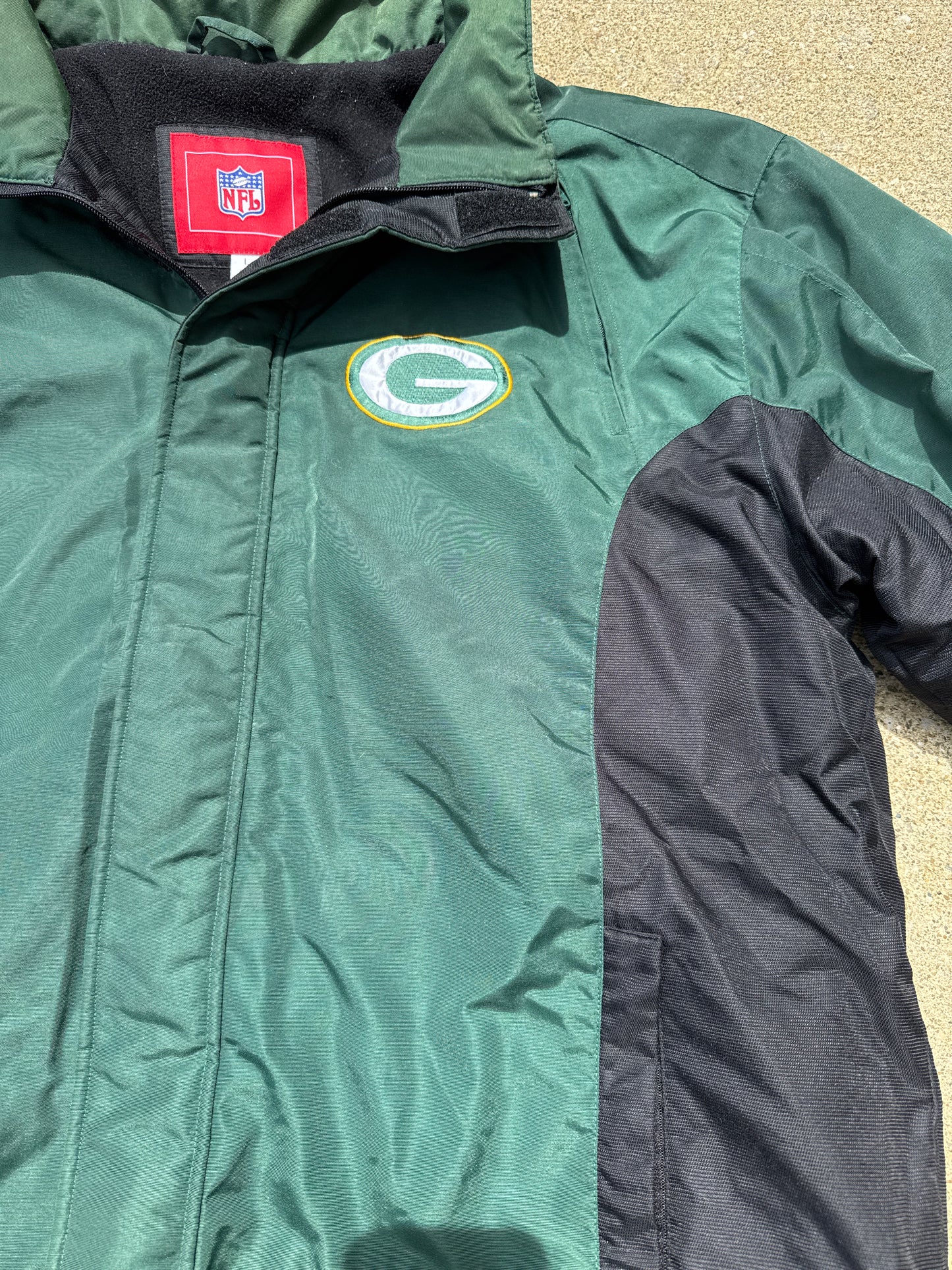 Green Bay NFL Coat Size L