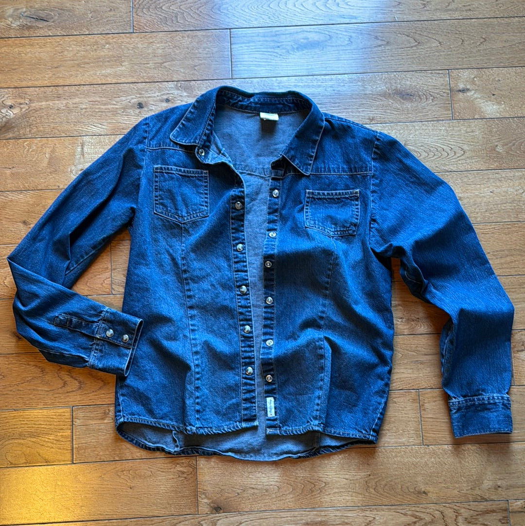 Y2K Old Navy Denim Button Up Size 16 (kids)