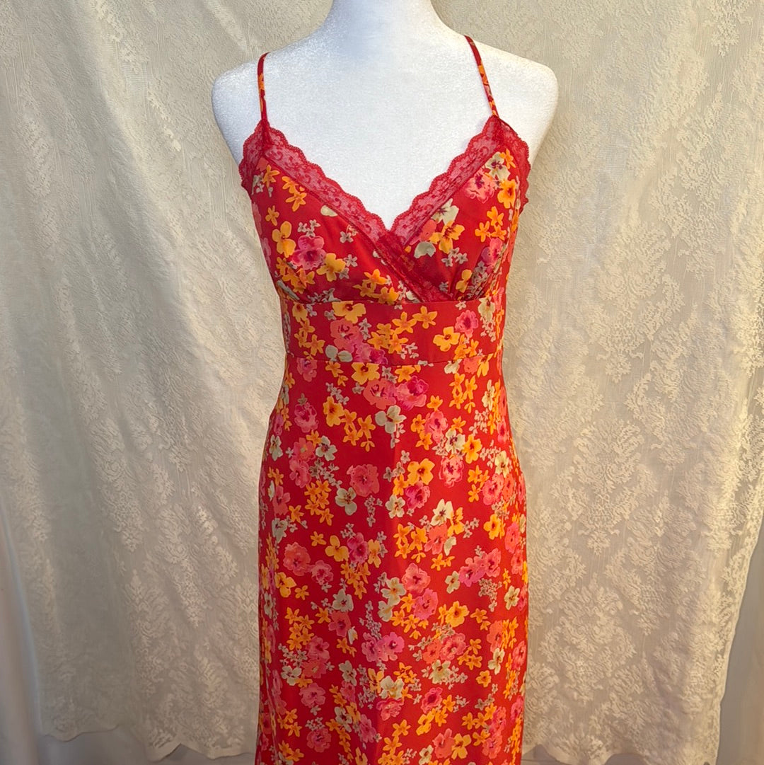 Y2K Express Floral Dress Size 3/4