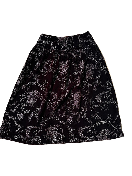 Vintage Women’s Scott McClintock Velvet/Velour Skirt Size 10