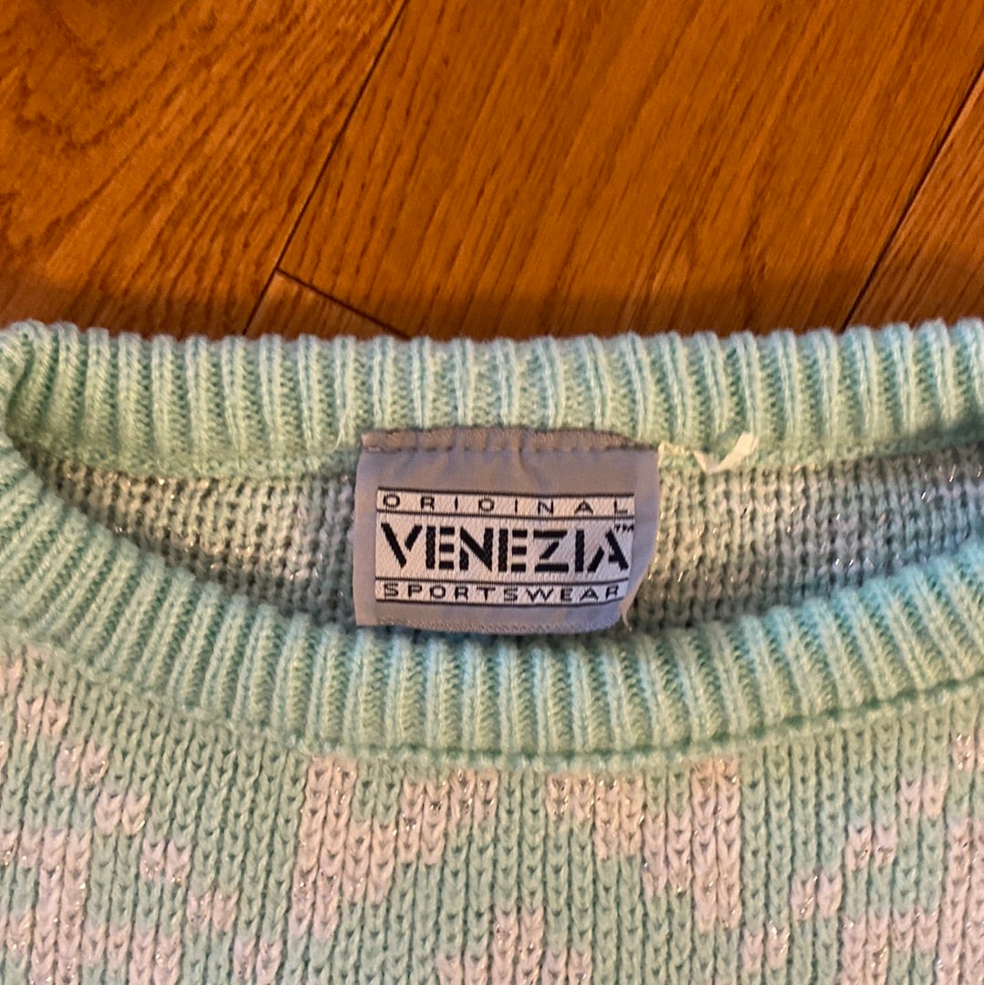 Vintage Women’s Venezia Snowflake Sweater Size L