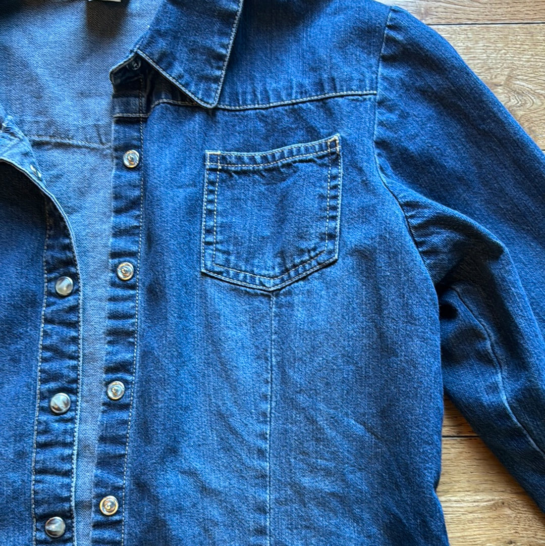 Y2K Old Navy Denim Button Up Size 16 (kids)