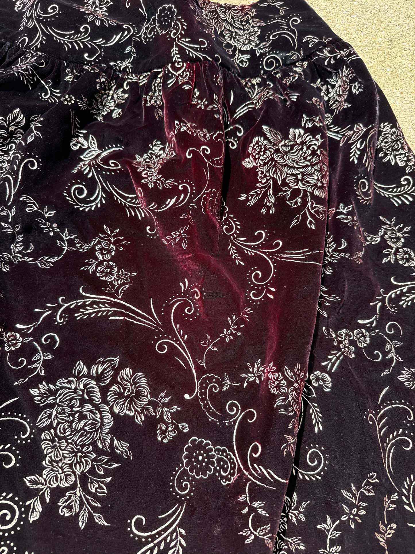 Vintage Women’s Scott McClintock Velvet/Velour Skirt Size 10