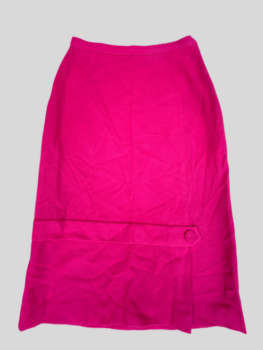 Vintage Women’s Pink Wool Skirt