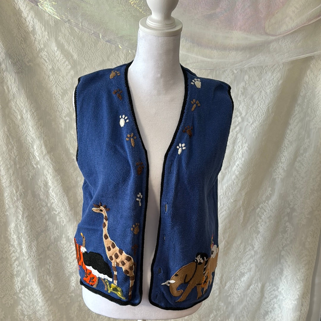 Vintage Women’s BellePointe Noah’s Arc Vest Size M