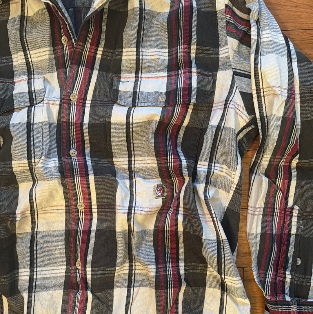 Vintage Tommy Hilfiger Plaid Flannel Size Small (Men’s)