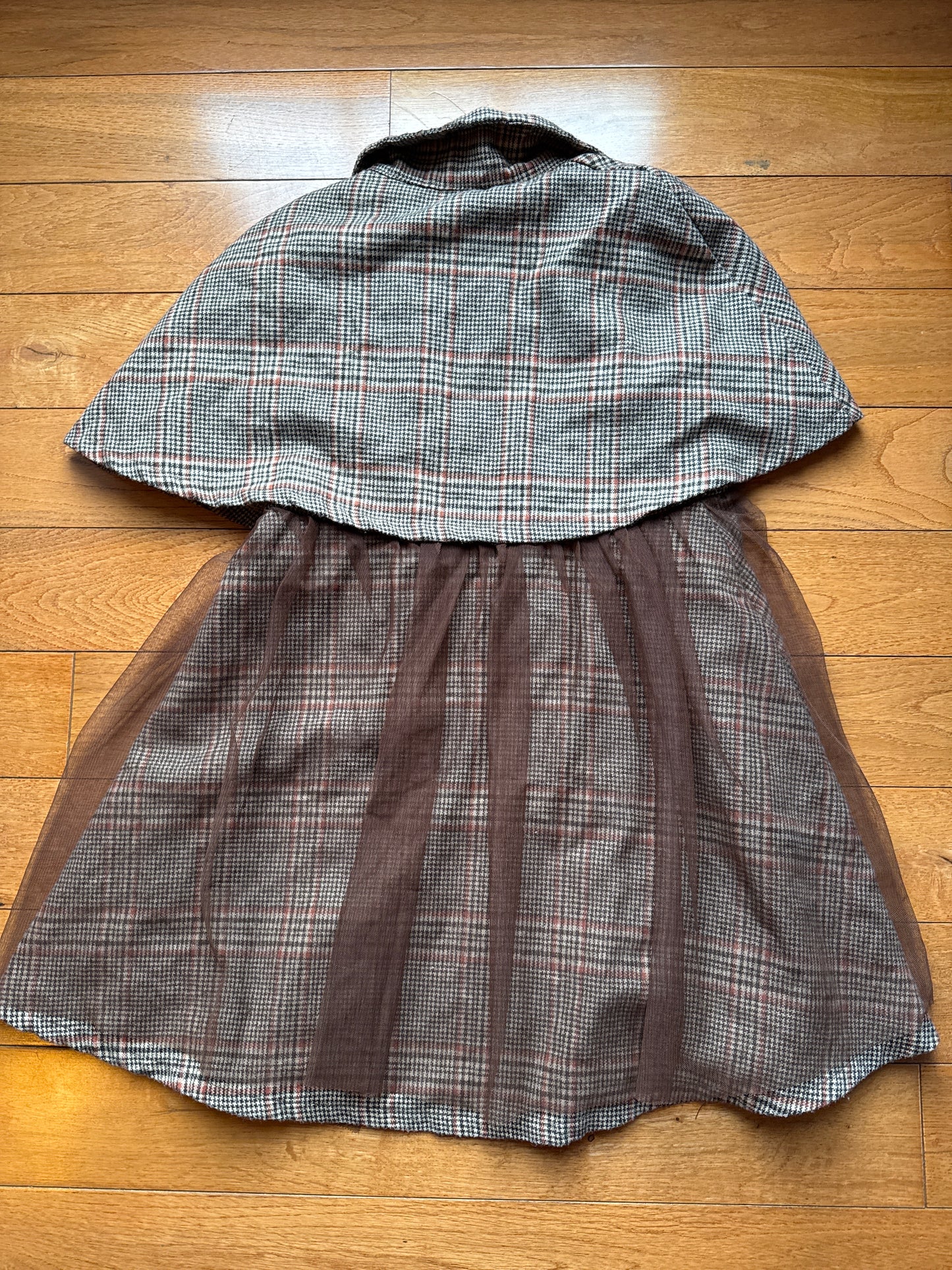 Vintage Girls Sha Liu Sha Dress Size 13