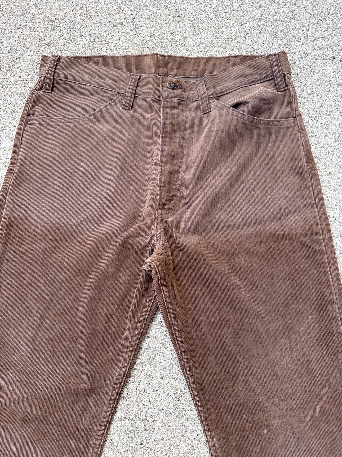 Vintage Levi (1983) Brown Cordaroy Pants Size 34x34