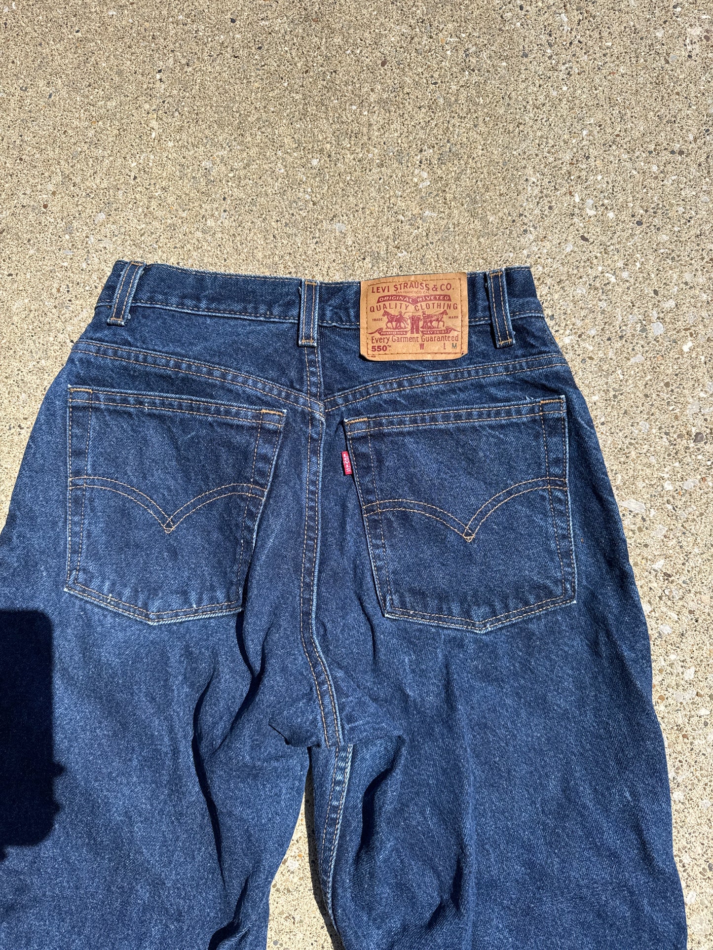 Vintage Women’s Levi’s 550 Size 8 Mis M Denim Jeans Made In The USA