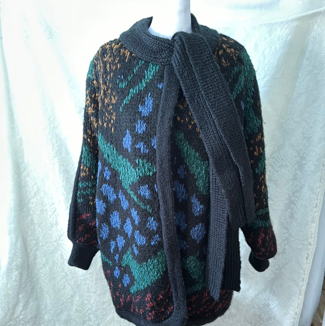 Vintage Women’s Gallery Sweater Coat Size M