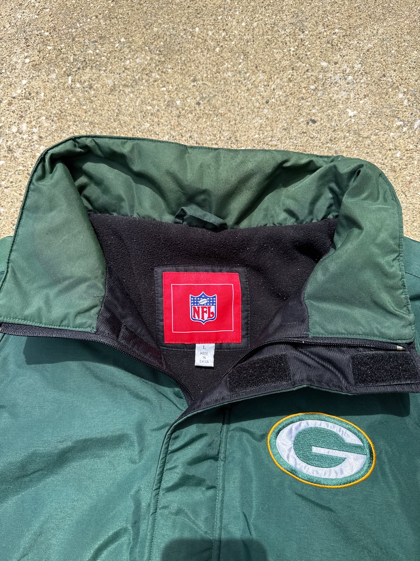 Green Bay NFL Coat Size L