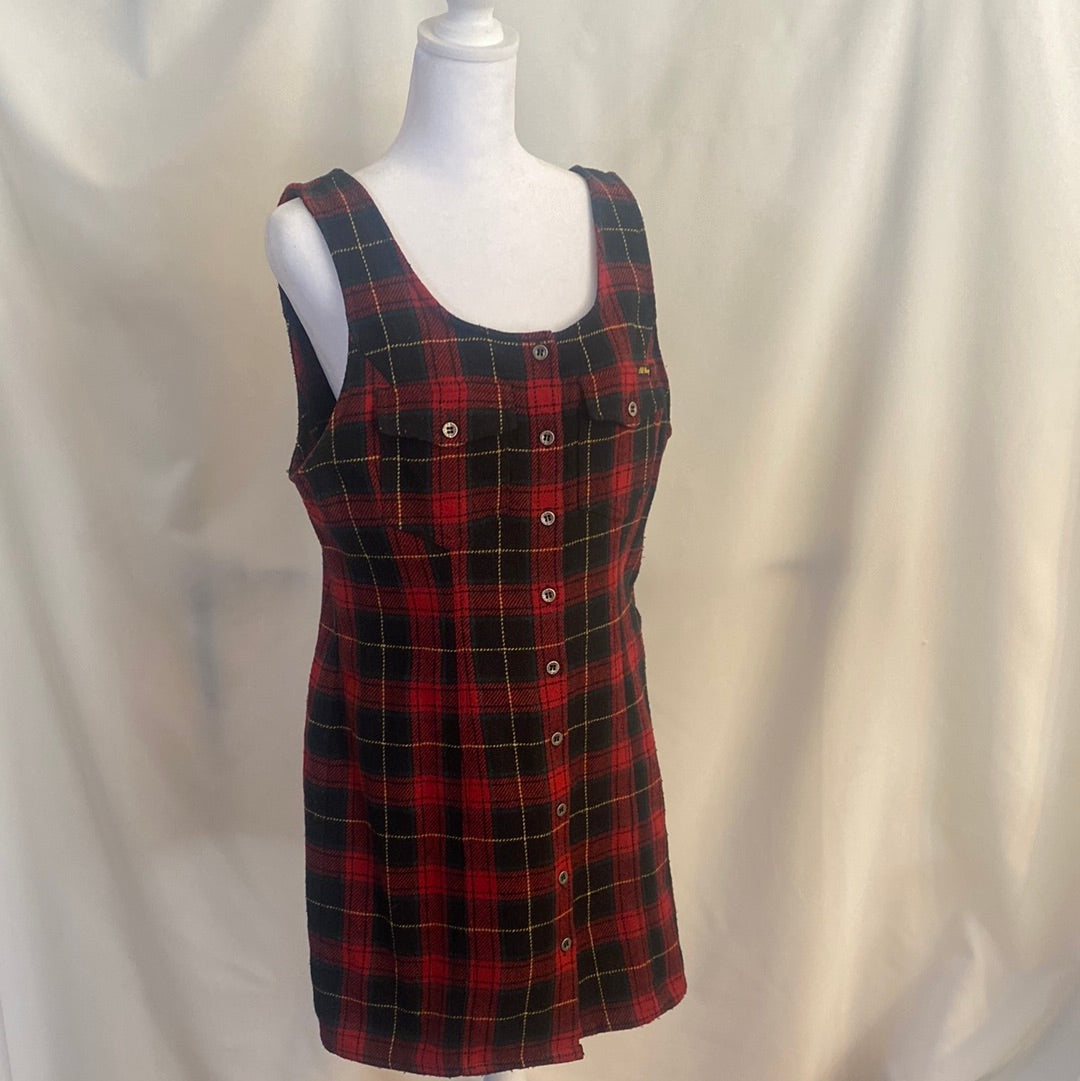 Vintage Women’s Old Navy Plaid Dress Size M