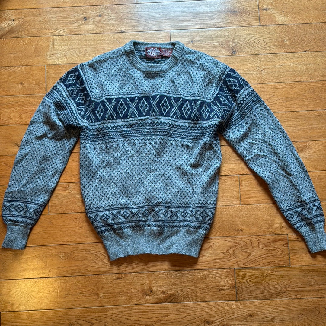 Vintage Alpine Country Sweater Size Medium