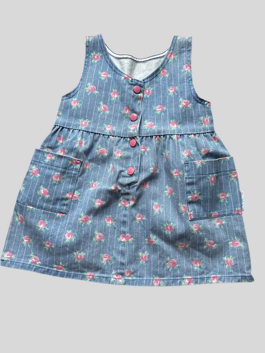 Vintage Baby Healthtex Denim Dress Size 3T