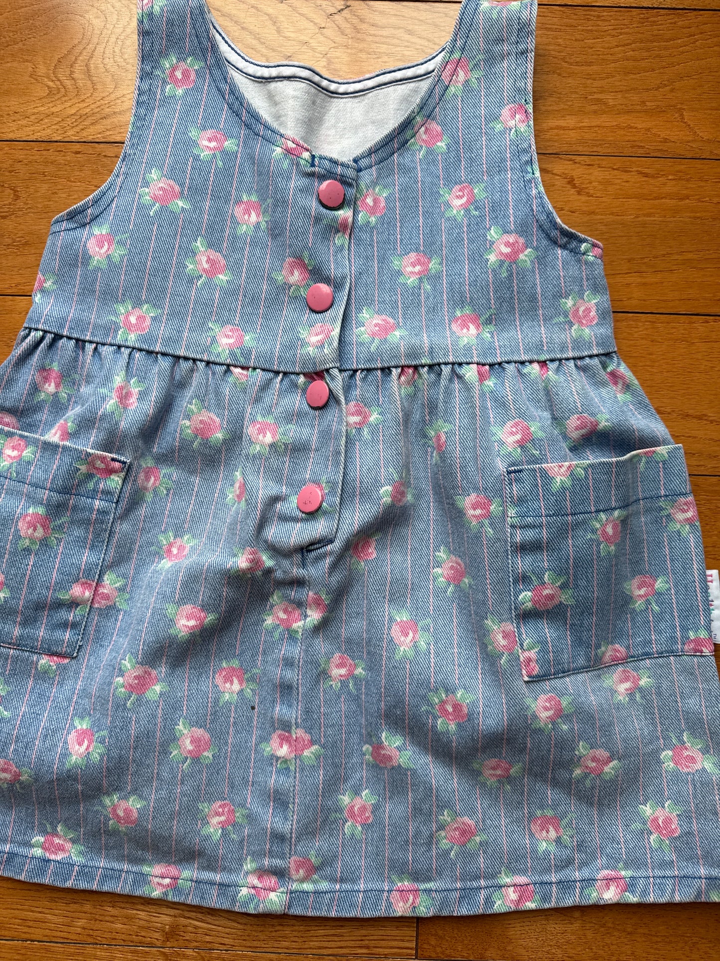 Vintage Baby Healthtex Denim Dress Size 3T