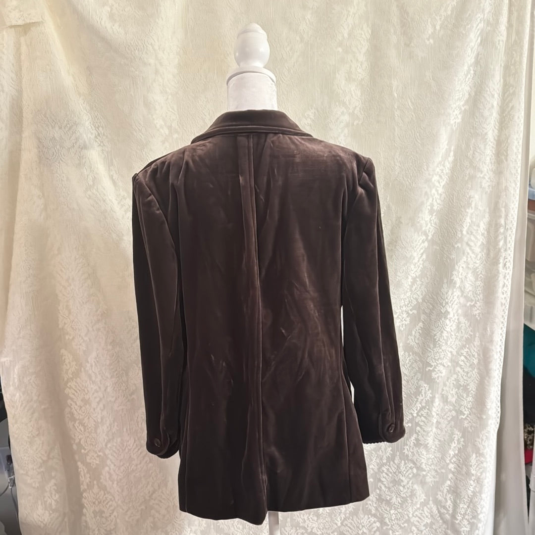 Vintage Women’s Act III Velour Jacket Size M