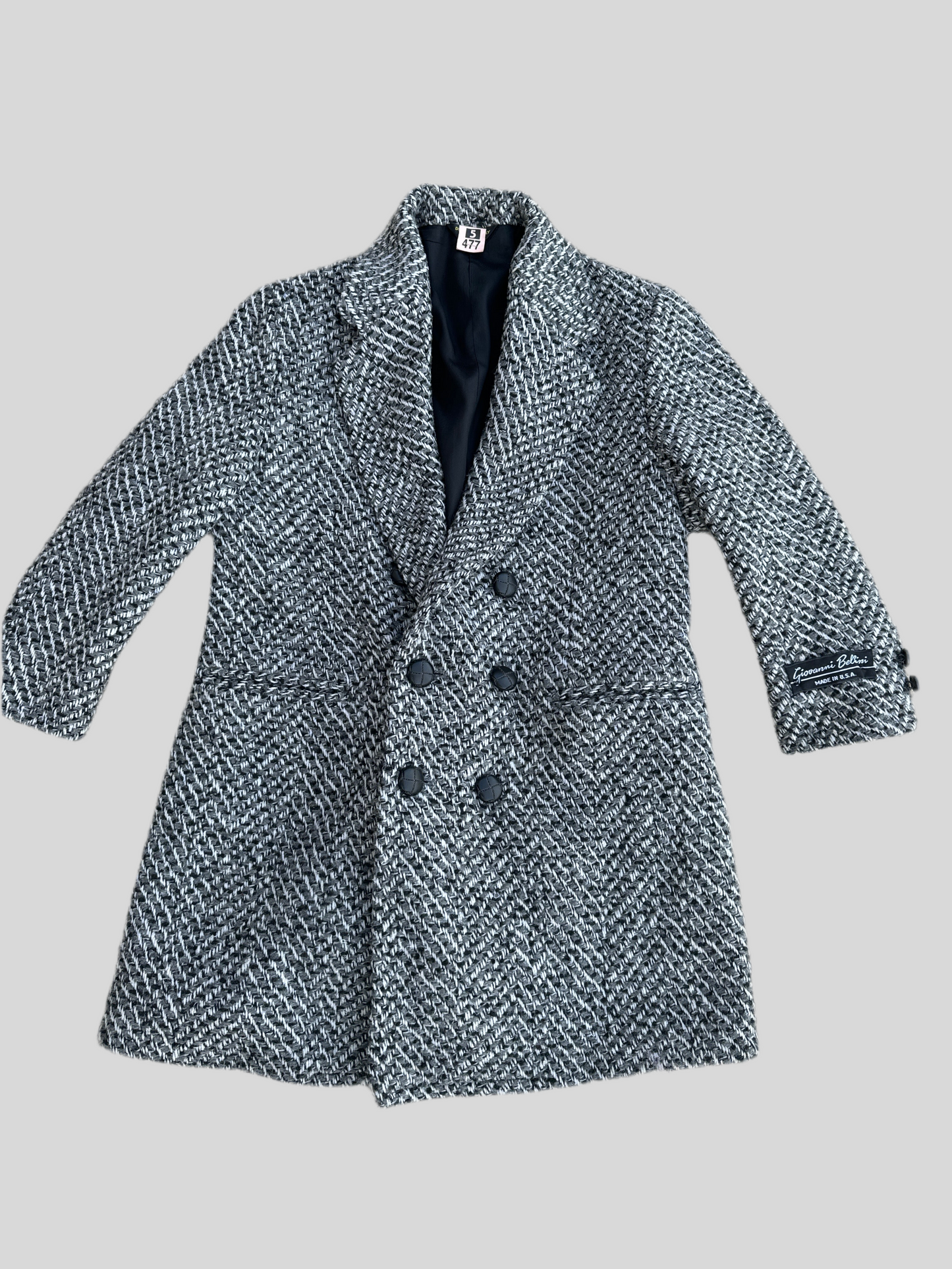 Vintage Women’s Giovanni Bellini Tweed Coat Size 7