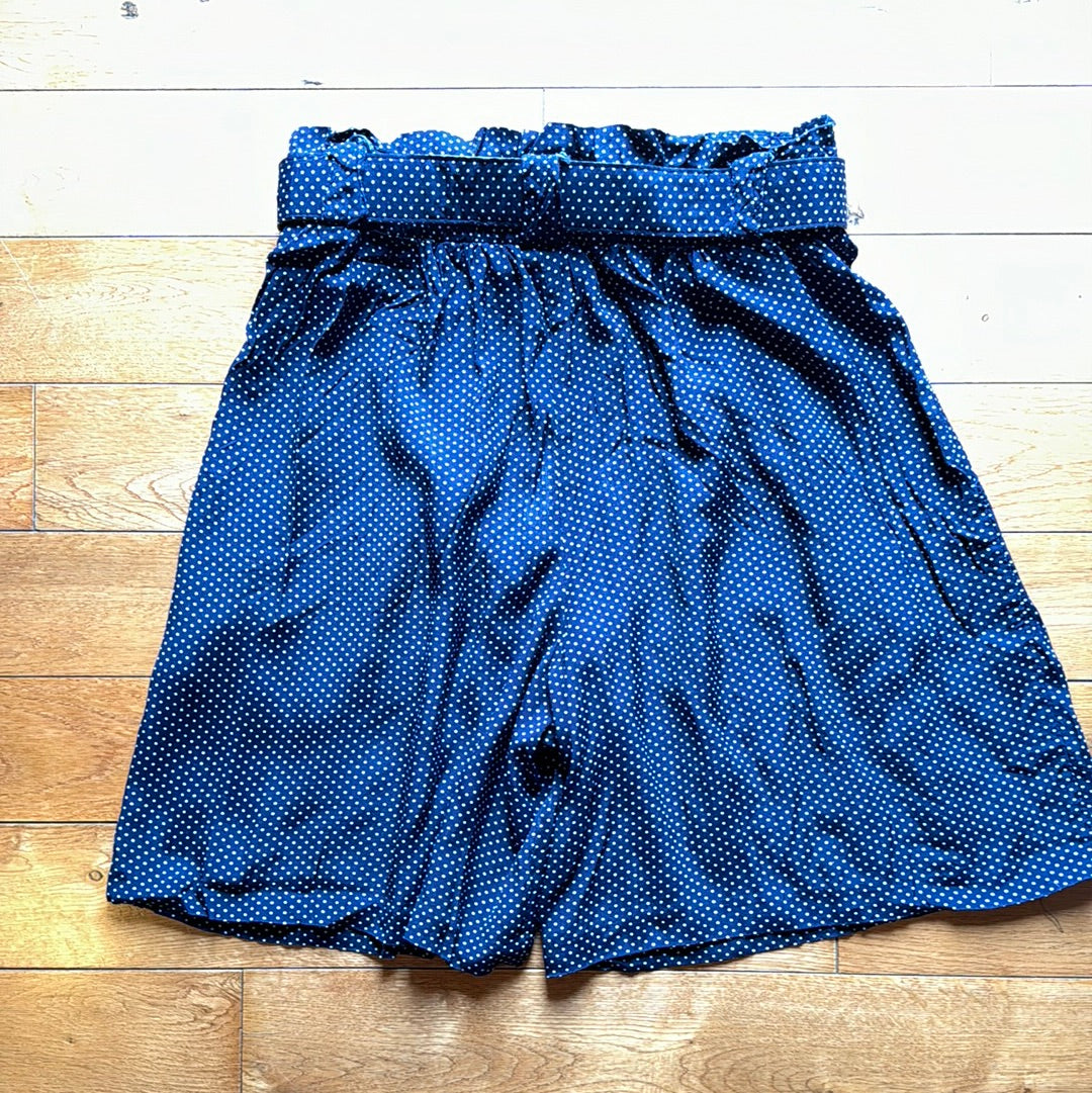 Vintage Ivy Navy Polka Dot Shorts Size Small