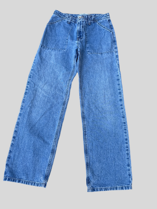 Vintage Y2K Women’s Tommy Hilfiger Wide Leg Jeans size 4