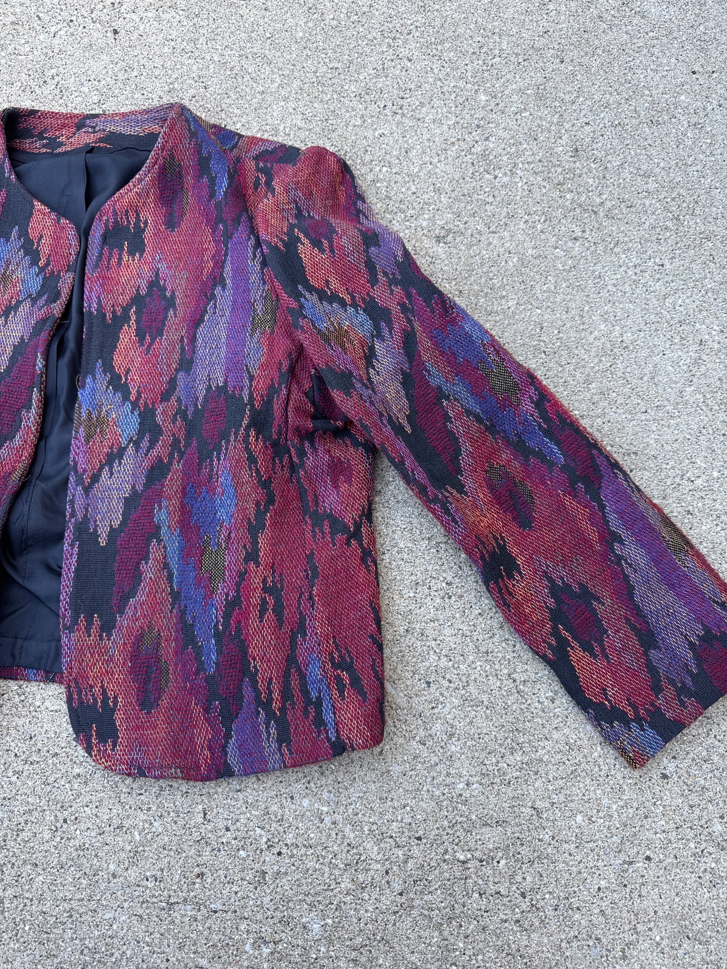 Vintage Women’s Tapestry Blazer Size 13/14