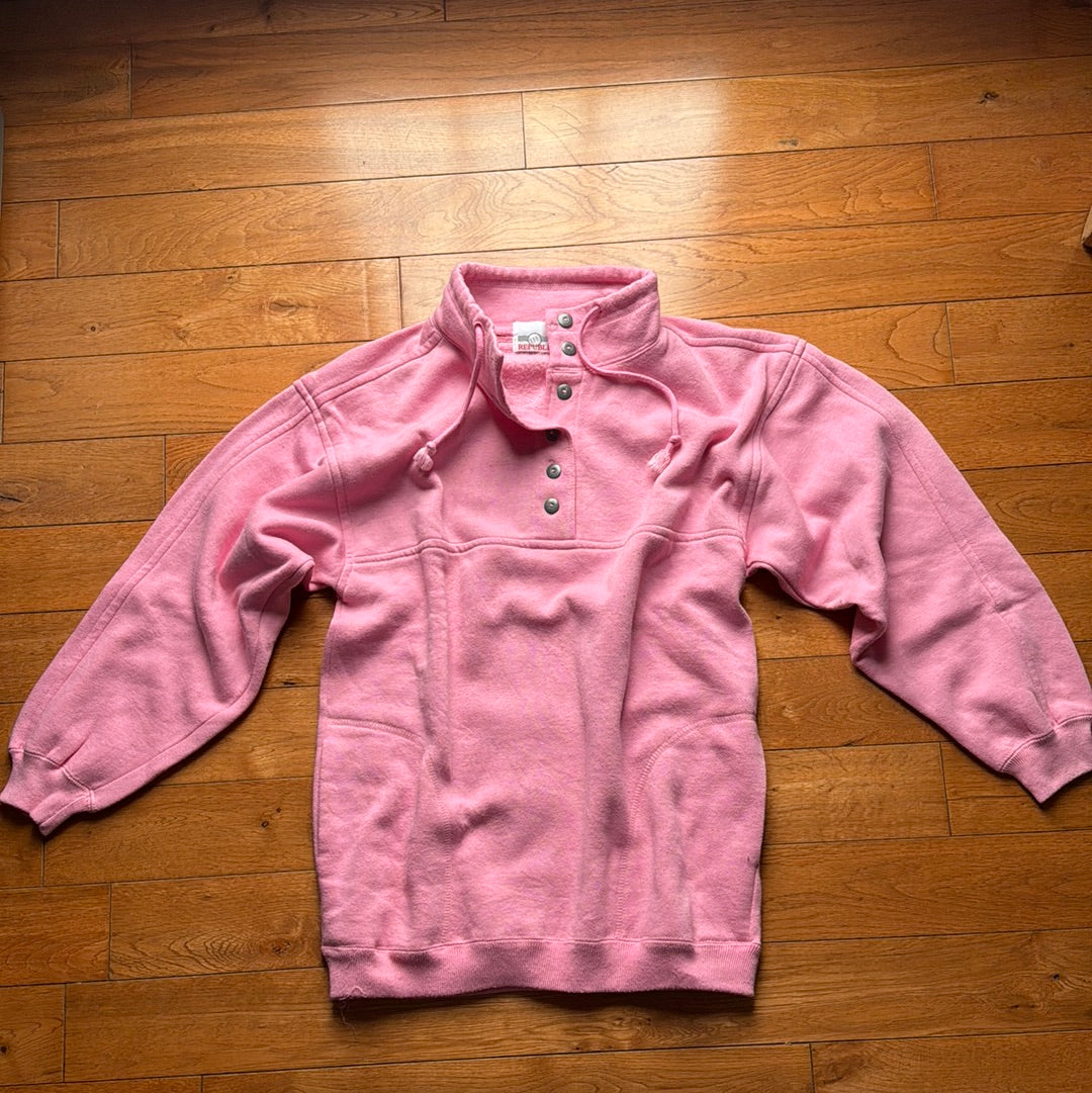 Vintage Women’s Denim Republic Pink Sweatshirt Size S