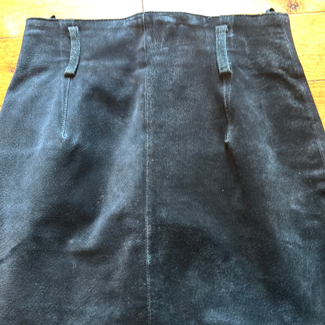 Vintage Women’s Compagnie Internationale Express Suede Skirt Size 3/4