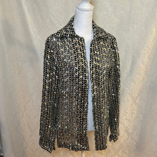 Vintage Women’s Sequin Long Sleeve