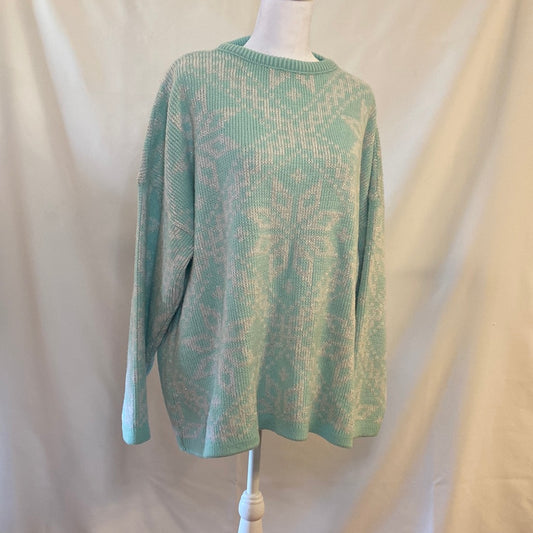 Vintage Women’s Venezia Snowflake Sweater Size L