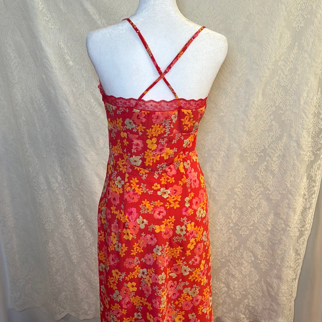 Y2K Express Floral Dress Size 3/4