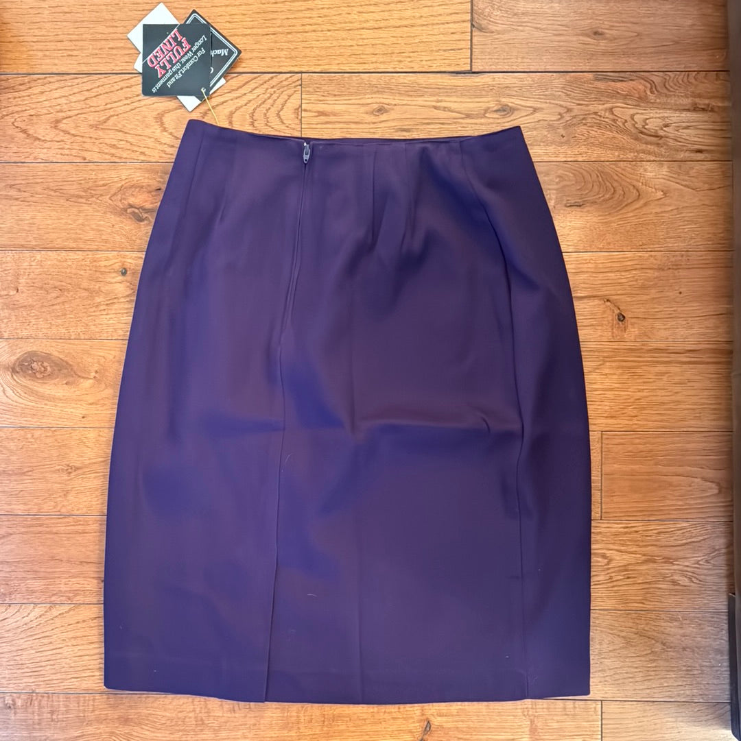 Vintage Women’s Christy Girl Purple Skirt Size 8 NWT