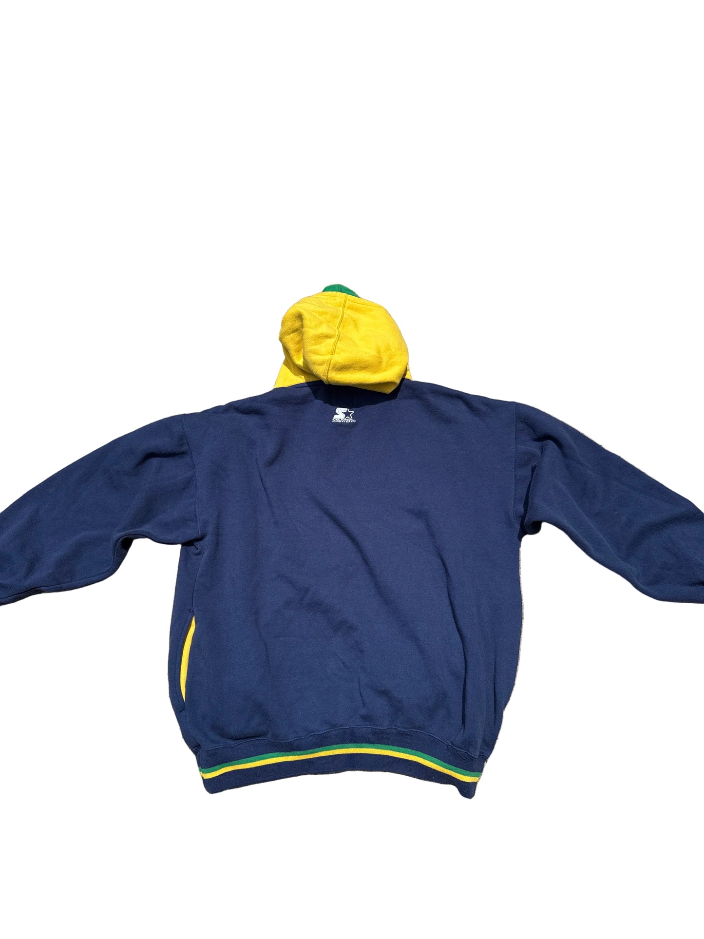 Vintage Notre Dame Starter Hooded Sweatshirt Size L