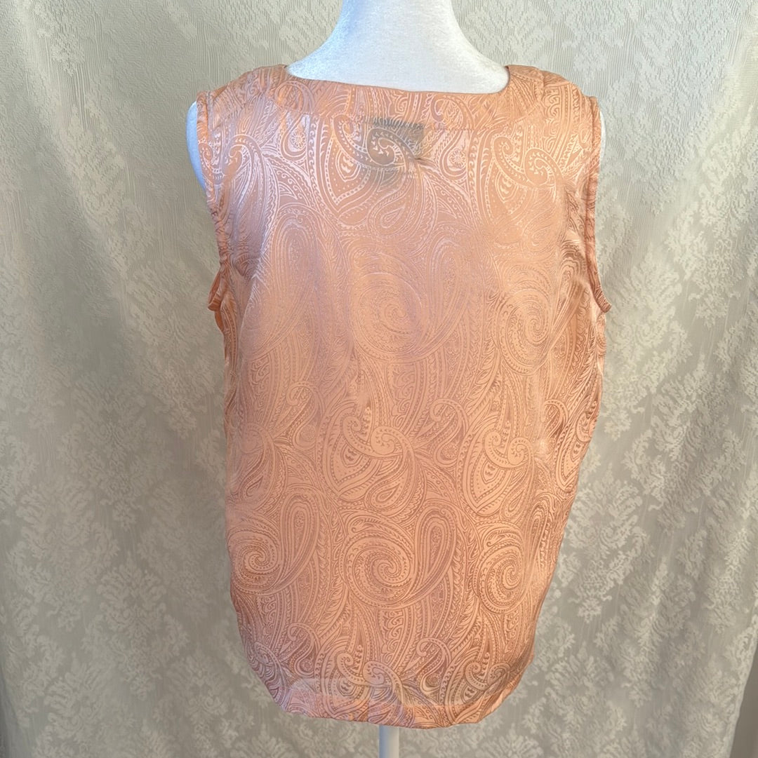 Women’s Anne Larson Silk Tank Size S