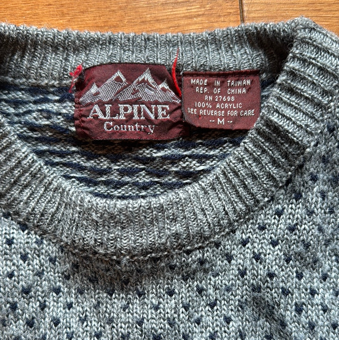 Vintage Alpine Country Sweater Size Medium