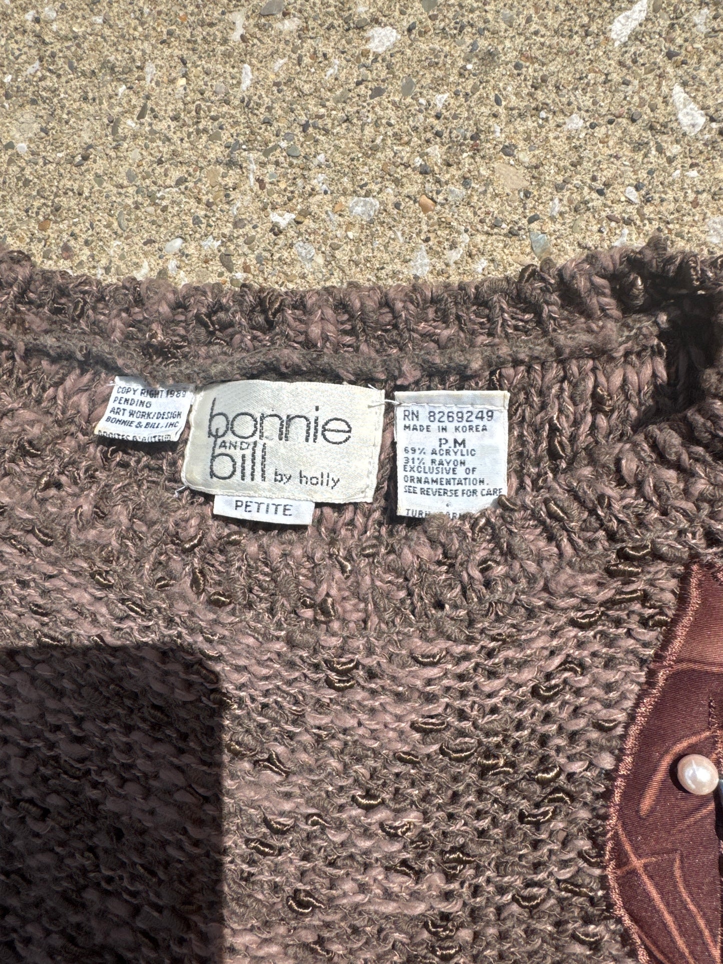 Vintage Women’s Bonnie and Bill by holly Sweater Size PM