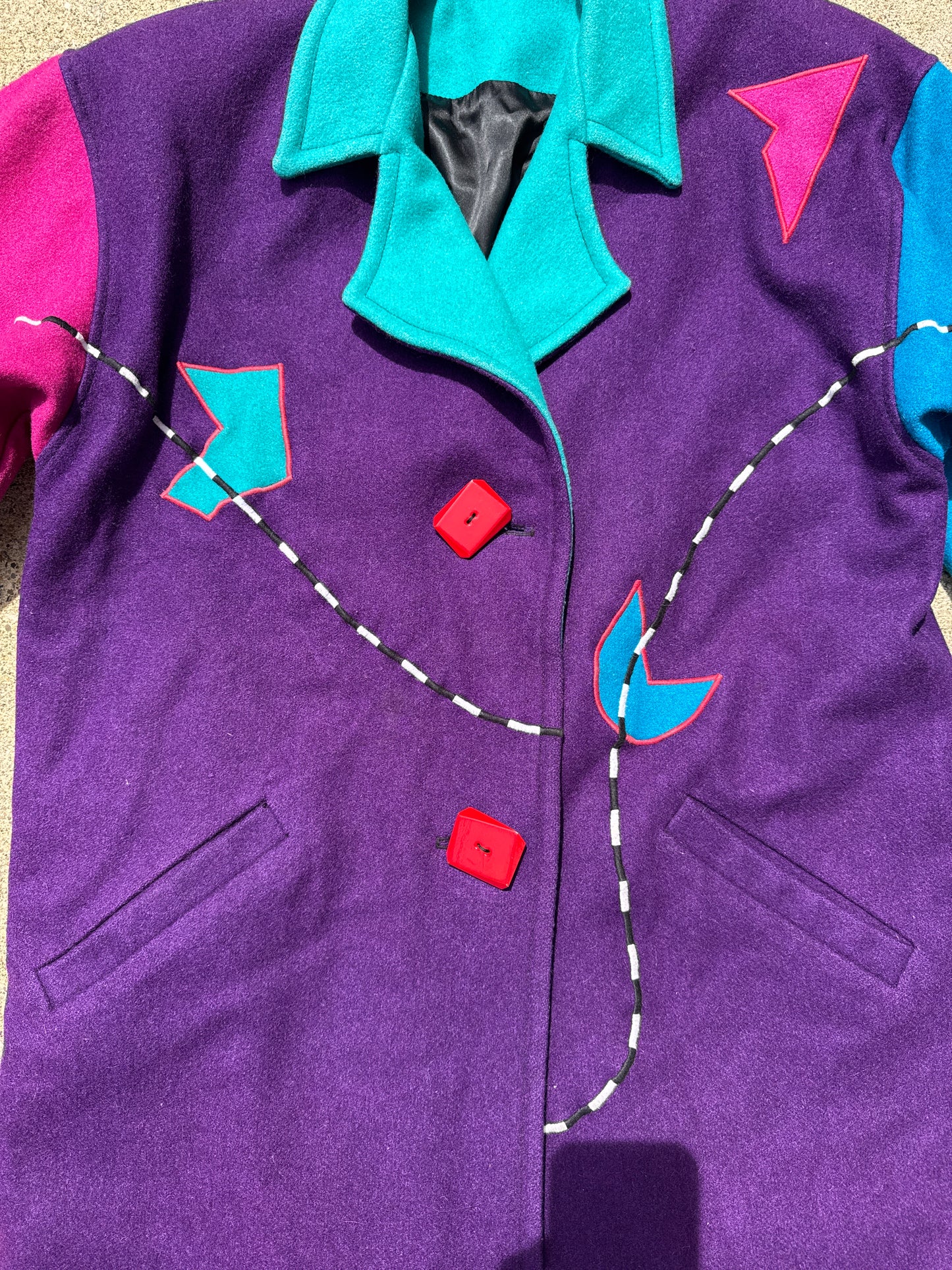 Vintage 80s Women’s Cindy Owings Designs Coat Size L