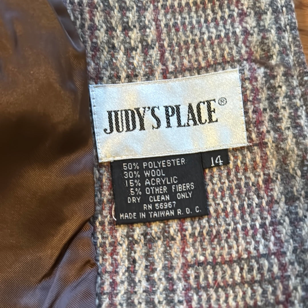 Vintage Women’s Judy’s Place Wool Blazer Size M