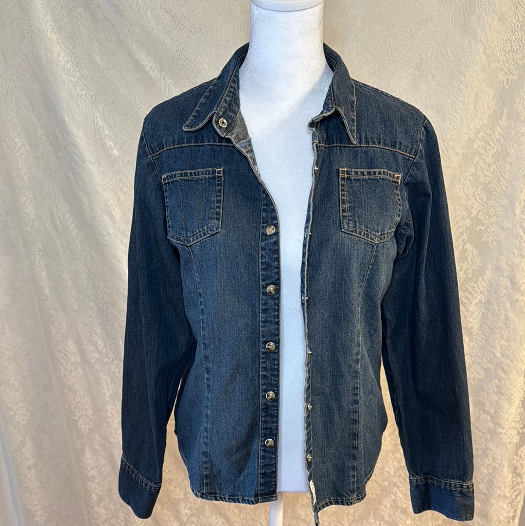 Y2K Old Navy Denim Button Up Size 16 (kids)